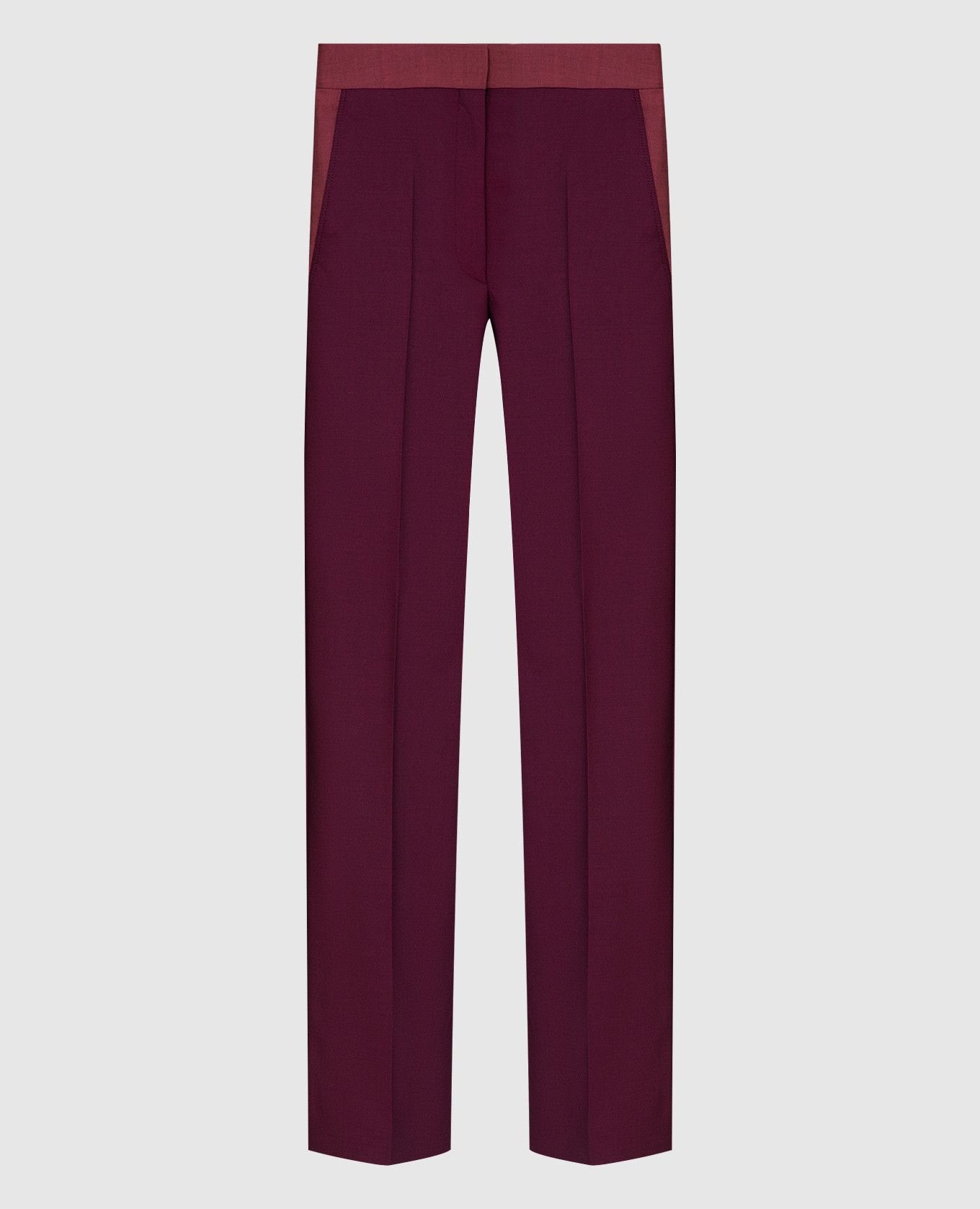 

Hayden burgundy trousers in wool and mohair Roksanda