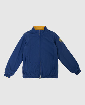 Stefano Ricci Children's blue jacket with emblem YDJ0200010MA0023