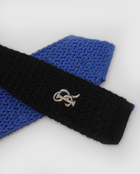Stefano Ricci Children's tie in cashmere and silk with polka dots YCRMTSR1001