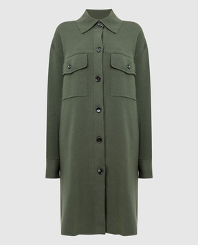 Allude Slit wool and cashmere cardigan 21517614