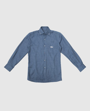 Stefano Ricci Children's blue shirt YC003188R1903