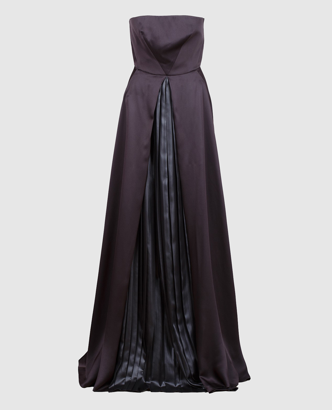 

Black silk dress Cedric Charlier, Синий