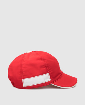 Stefano Ricci Children's red cap with logo YVF5357GF0007