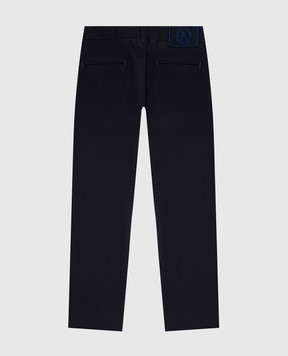 Stefano Ricci Children's dark blue trousers YUT6400020CTC800