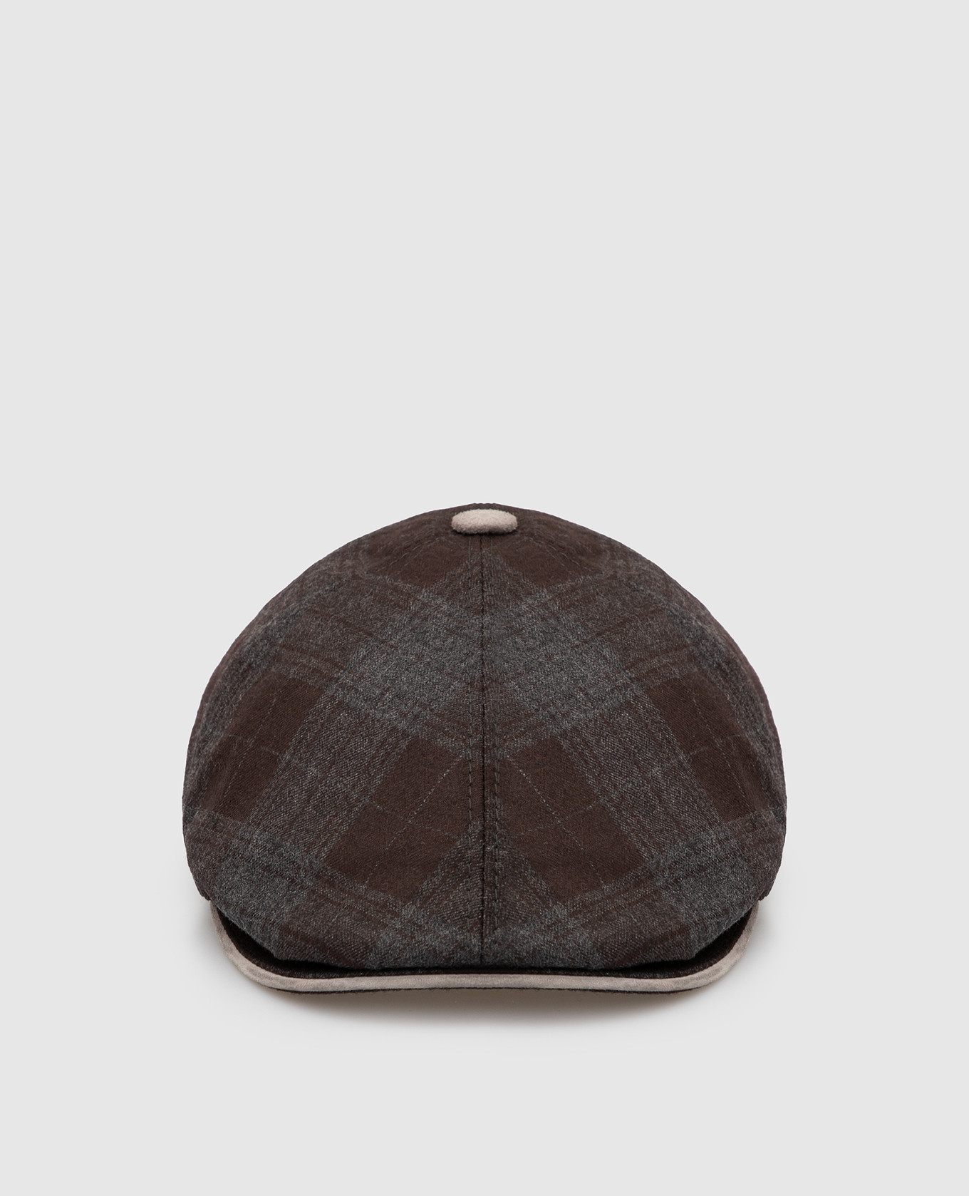 

Children's plaid wool cap Stefano Ricci, Brown