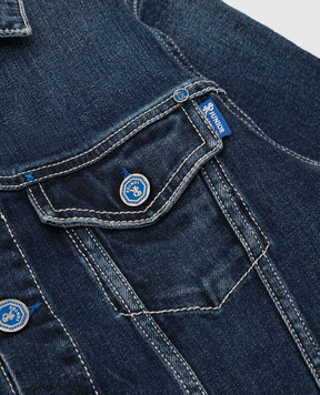 Stefano Ricci Children's blue denim jacket YSJ72050101626