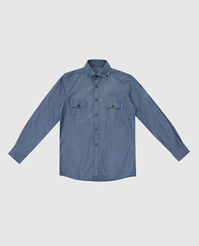 Stefano Ricci Children's checkered shirt YC002676EX1652