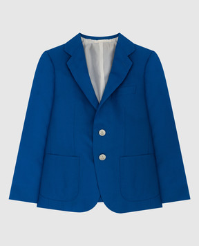 Stefano Ricci Children's cashmere and silk blazer Y1RM7322T0CO09HC