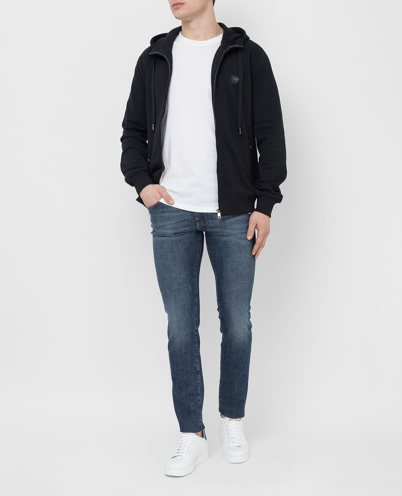 

Navy blue logo sweatshirt Dolce&Gabbana