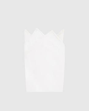 Stefano Ricci Children's white pocket square YFZ4PA304