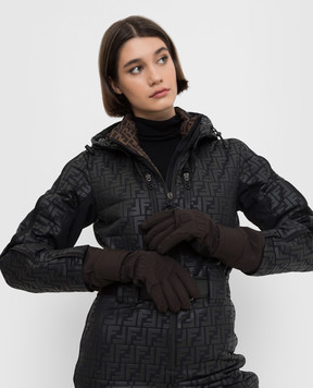 Fendi Ski gloves with logo FAD029AGN9