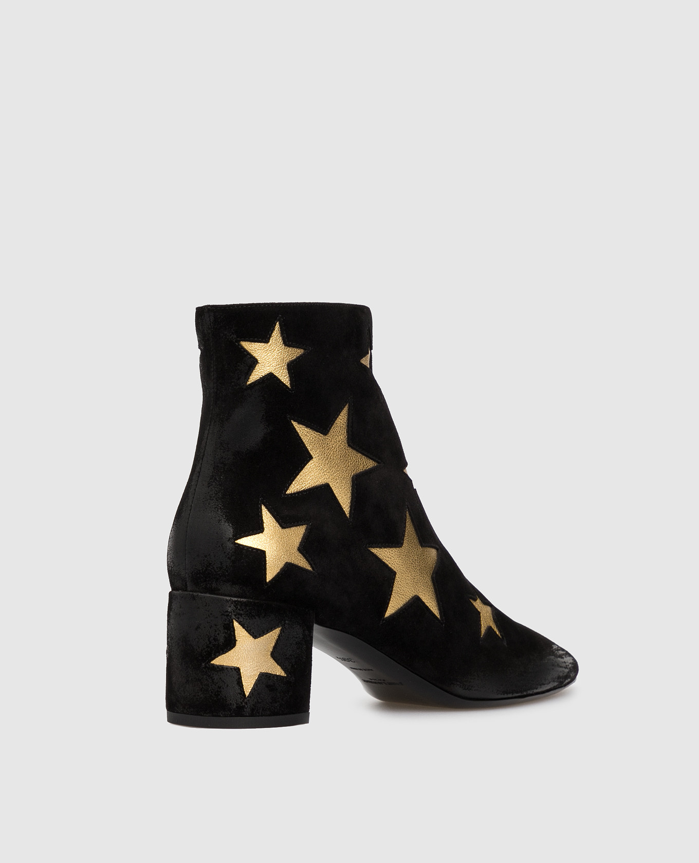 

"Lou" black suede ankle boots Saint Laurent