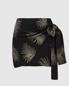 Victoria by Victoria Beckham Black skirt with lurex embroidery SKVV093