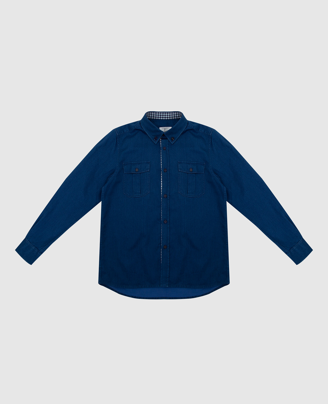 Children's dark blue shirt stefano ricci