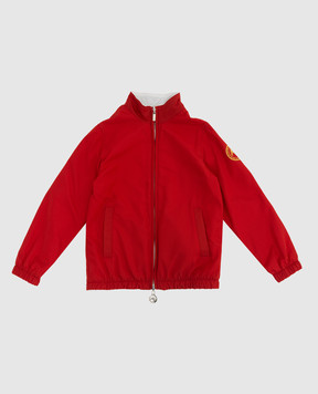 Stefano Ricci Children's red jacket with logo YDJ0200010MA0023