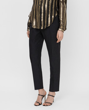 Saint Laurent Black wool trousers 611057Y1A90