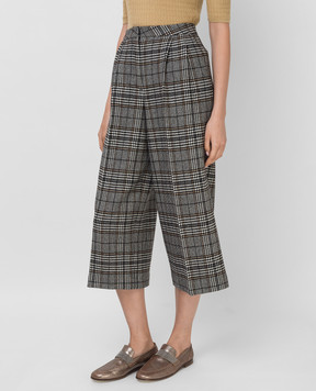 Fabiana Filippi Checked wool culottes PAD221B862