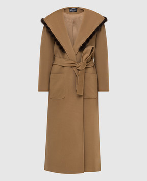 Heresis Beige wool coat M33130VIF260
