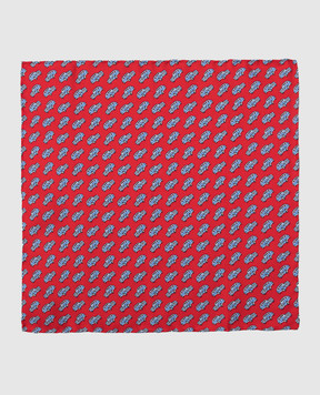 Stefano Ricci Children's red silk set of patterned tie and shawl YDHNG400