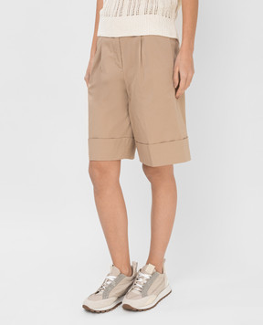 Peserico Beige Bermuda shorts P04922A01037