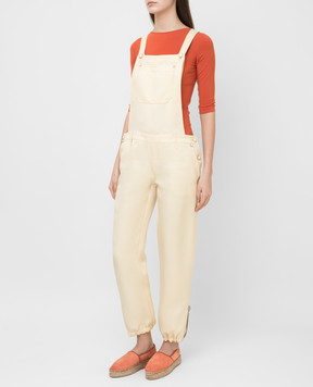 Ermanno Scervino Yellow jumpsuit D287P745DBZ