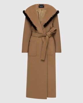 Heresis Beige coat M33130VIA50