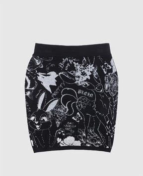 Philipp Plein Children's black skirt GKV00041216