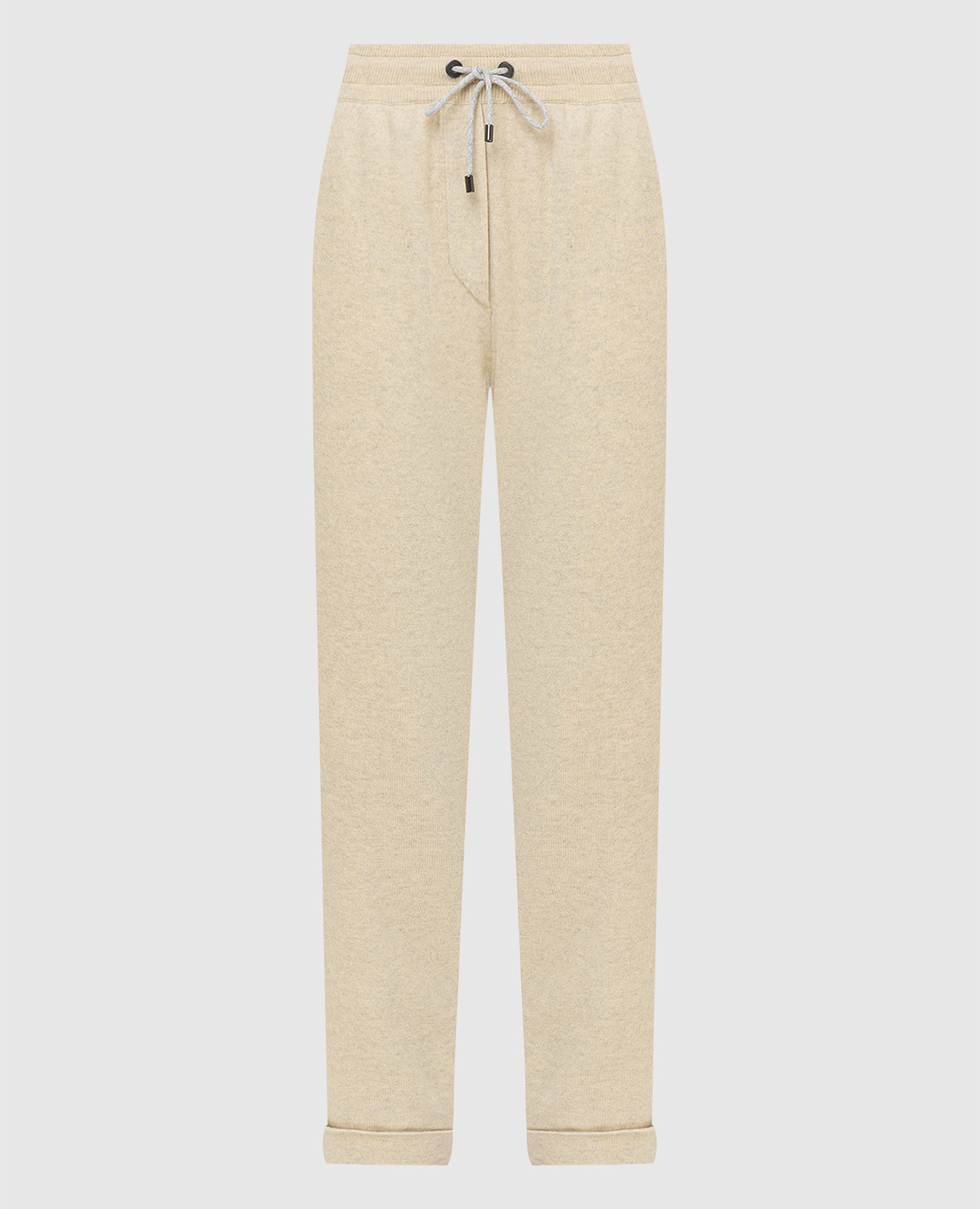 

Sweatpants in wool, cashmere and silk Brunello Cucinelli, Yellow