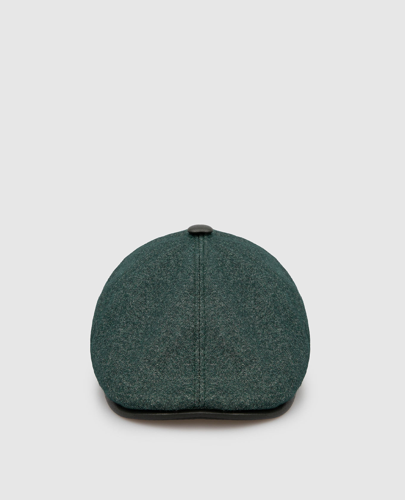 Children's cap with leather inserts stefano ricci