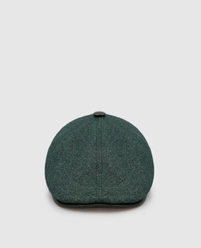 Stefano Ricci Children's cap with leather inserts YVF2019PWCT800