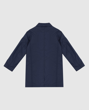 Stefano Ricci Children's blue raincoat YAJ8200010LT0001