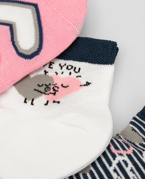 RiminiVeste Children's set of socks with patterns SUMMERKIT