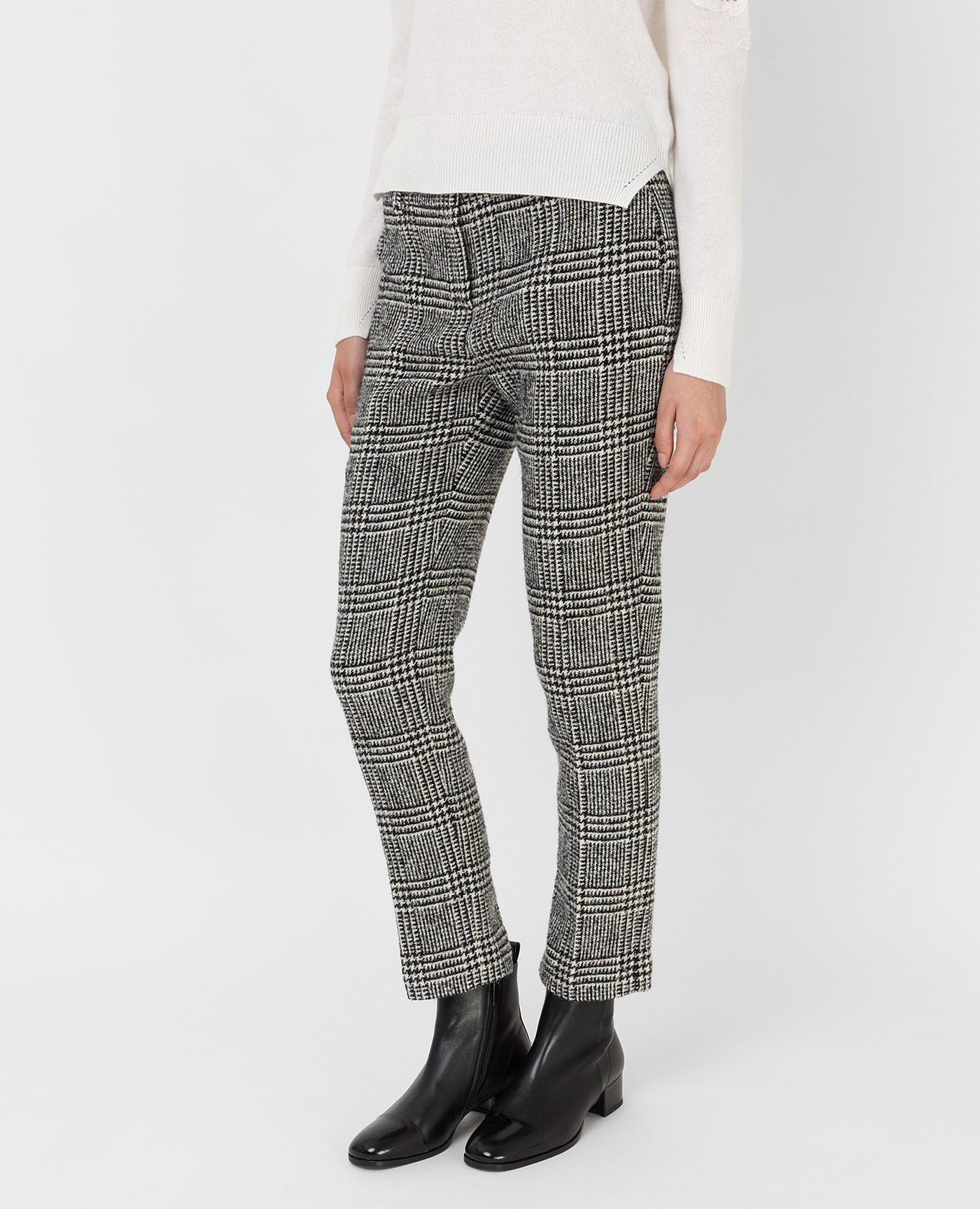 

Windsor check trousers Ermanno Scervino, Grey