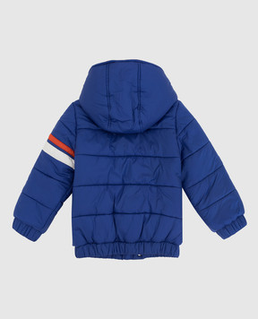 Stefano Ricci Children's blue jacket with contrasting inserts YAJ6S00020TENYL