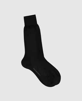 Stefano Ricci Navy blue socks C009UN0006C009UN