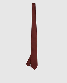 Stefano Ricci Children's silk burgundy tie YCHUUNIR