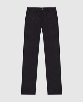 Stefano Ricci Children's dark brown wool trousers YUT7400080W610