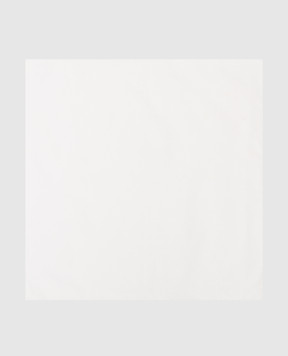 Stefano Ricci Children's white pasha scarf in a pattern YFZ25M1450