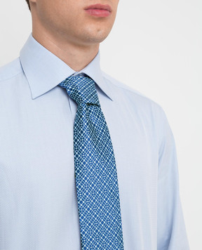 Stefano Ricci Silk tie in argyle pattern CH31044