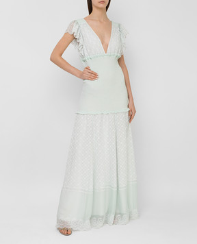Philosophy di Lorenzo Serafini Light green dress A0418