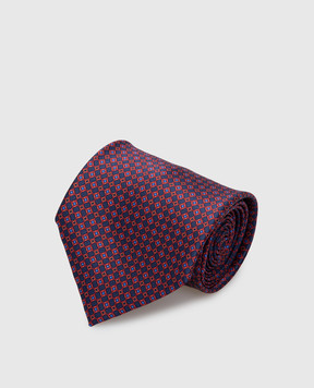 Stefano Ricci Purple silk tie in pattern pattern CH41029