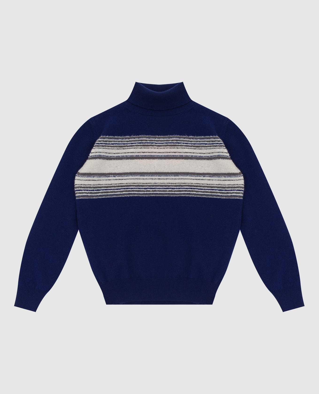 Children's sweater in cashmere, wool and silk with a pattern stefano ricci