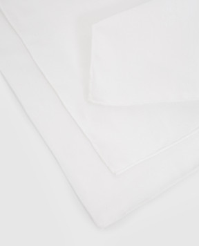 Stefano Ricci Children's white pasha scarf in a pattern YFZ25M1450