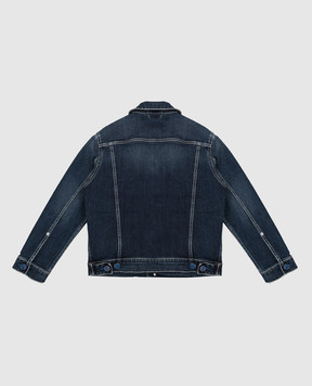 Stefano Ricci Children's blue denim jacket YSJ72050101626