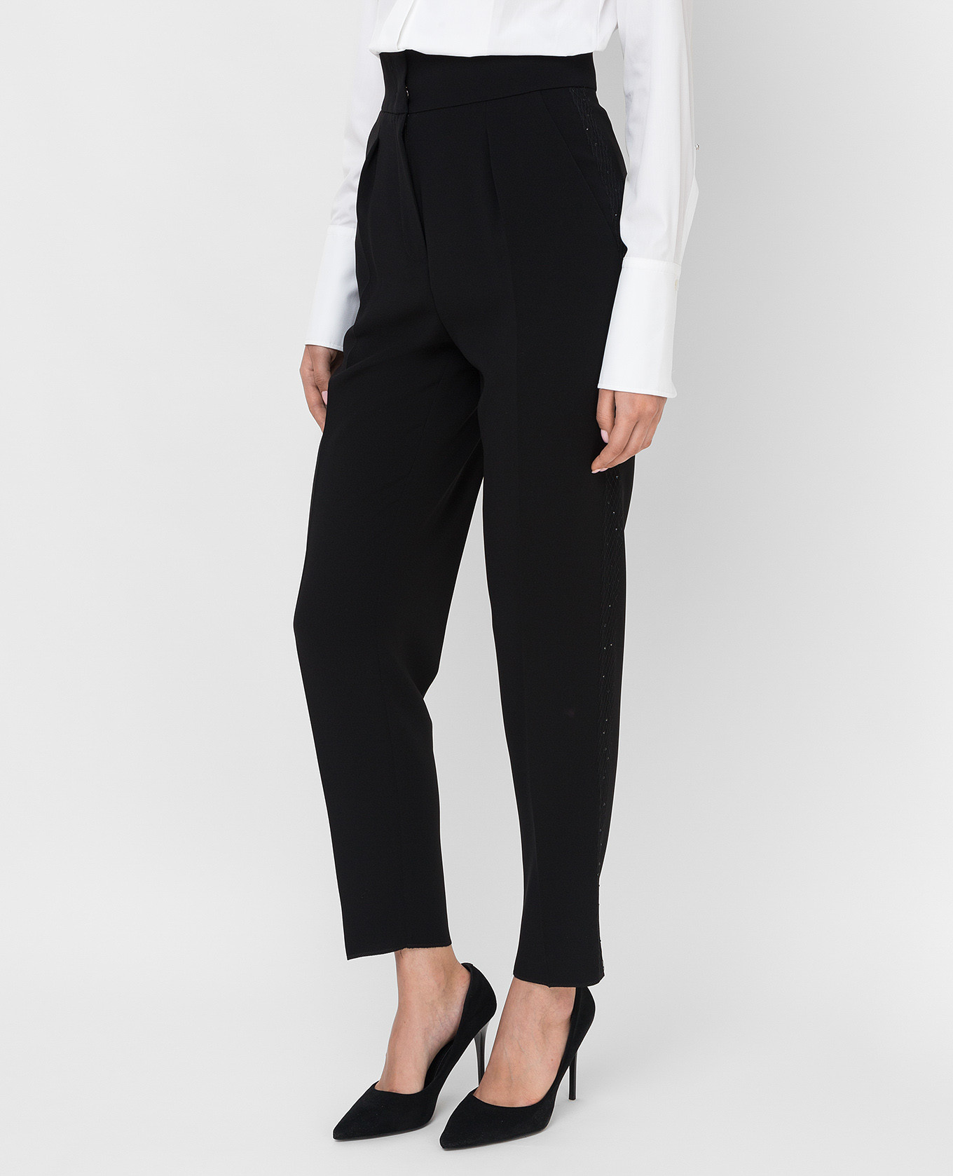 Galena trousers with mesh inserts and crystals Max Mara 3