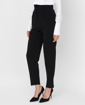 Max Mara Galena trousers with mesh inserts and crystals GALENA