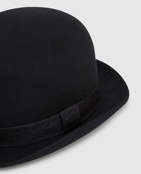 Stefano Ricci Children's black hat YVF6372HC4071