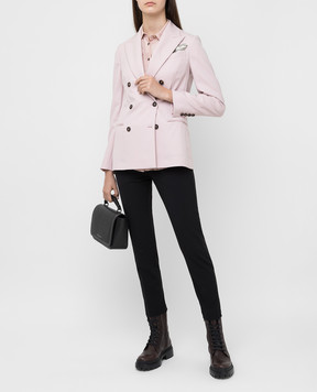 Brunello Cucinelli Pink wool jacket MA1718869P