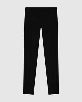 Stefano Ricci Children's black wool trousers Y1T9000000W0017C