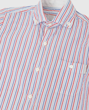 Stefano Ricci Children's light blue striped shirt YC002741LJ1659